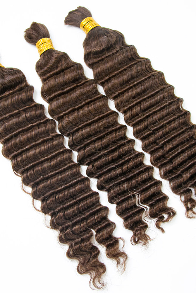 #4 Deep Wave Bulk Hair Extensions