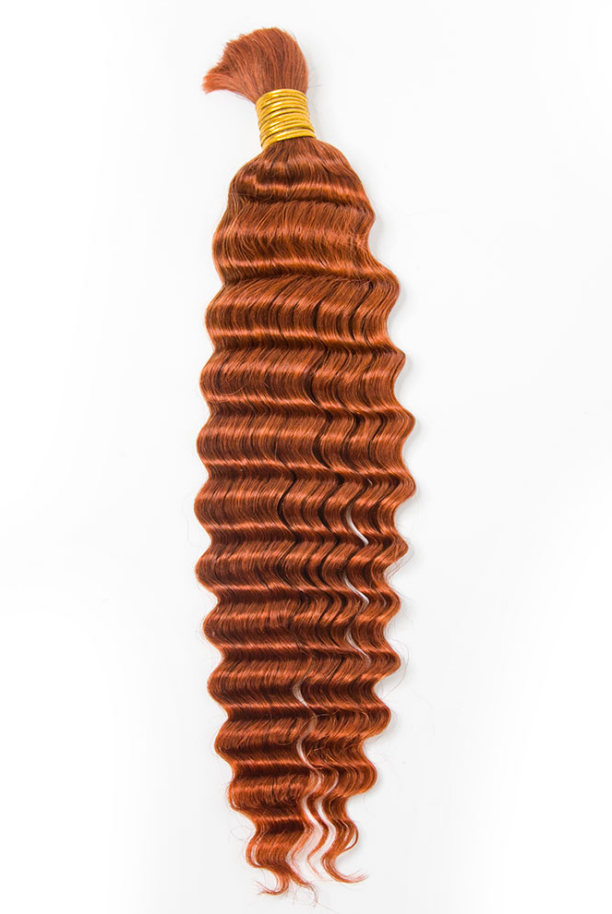 Boho Braided Mohawk with Ginger Hair Bulk