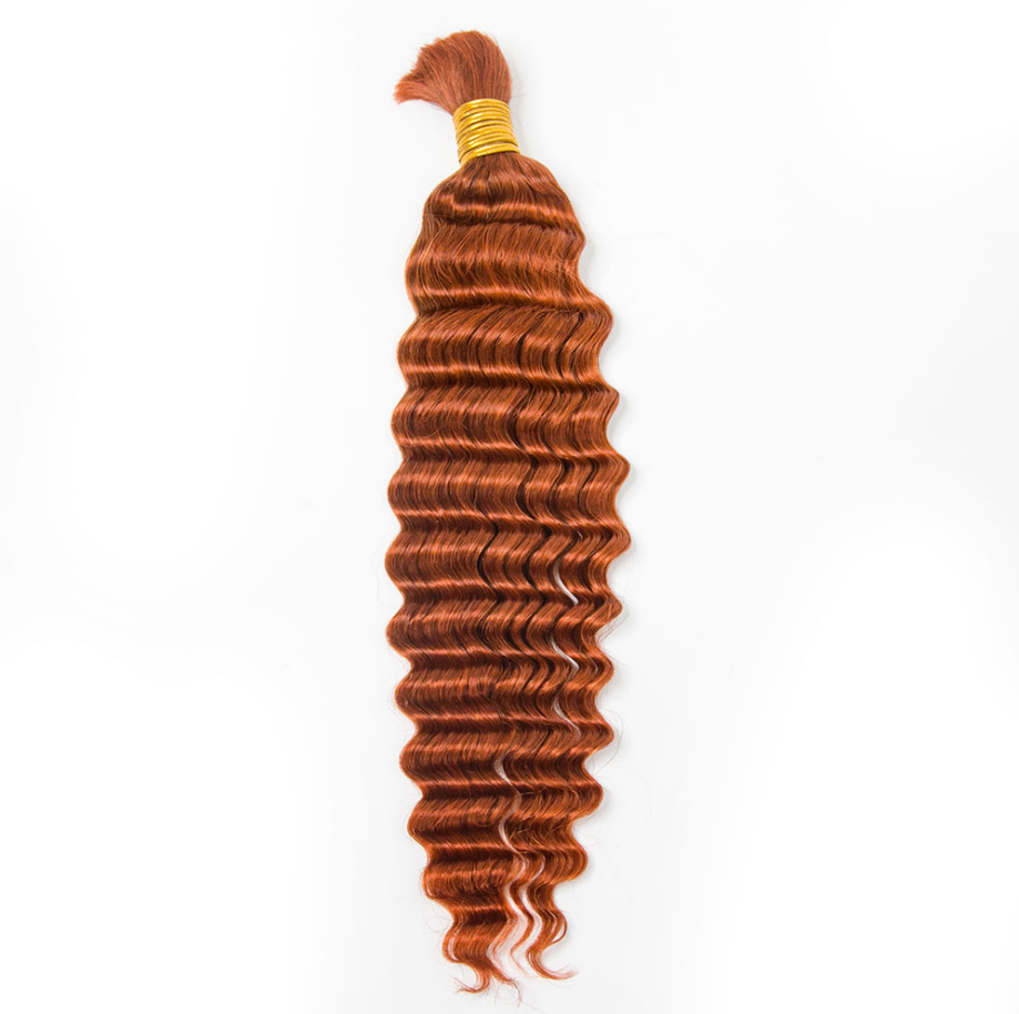 Boho Braided Mohawk with Ginger Hair Bulk