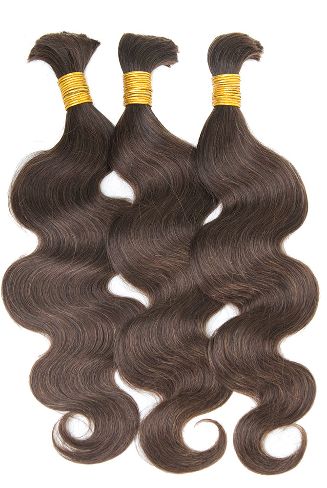 Color 4 bulk human braiding hair