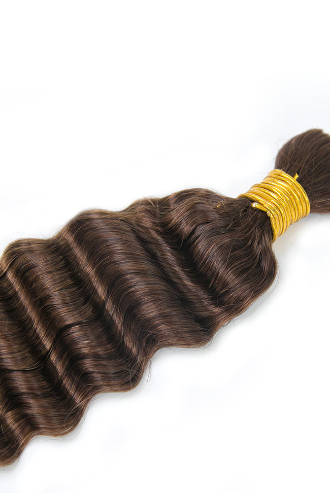 Deep Wave Bulk Hair Extensions for Braiding