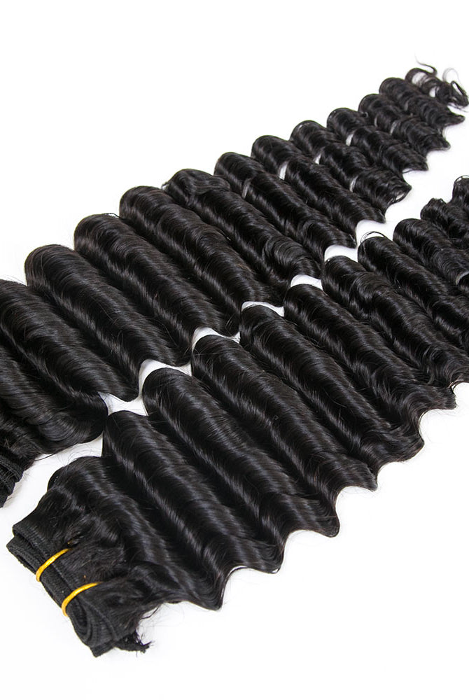 Deep Wave Weft Bundles Human Hair