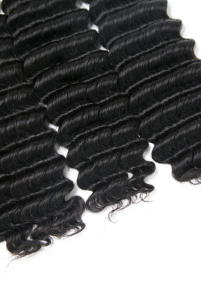 Deep wave 10A Bulk Hair Extensions for Braiding
