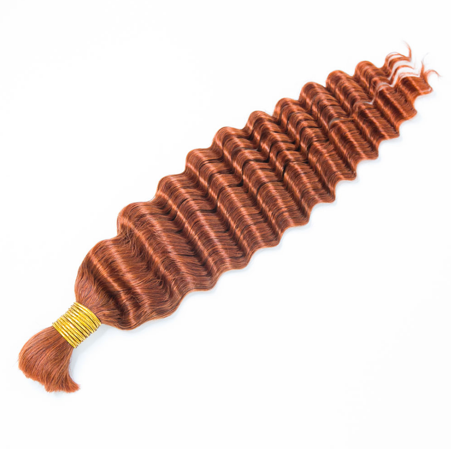Deep Wave Bulk Hair Extensions for Braiding