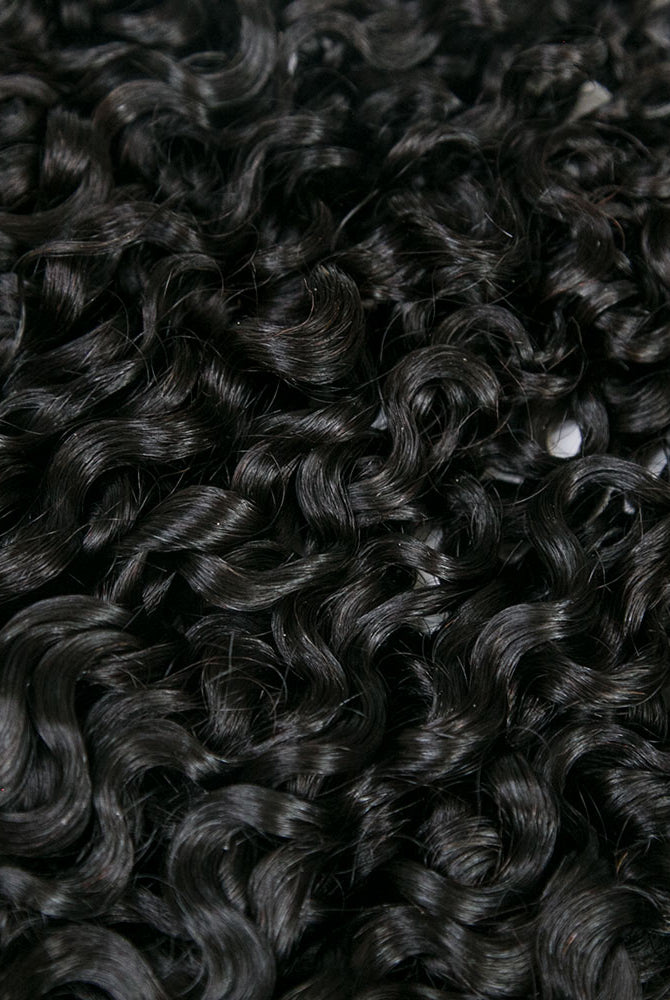 EA Water Curly Weft Bundles Human Hair