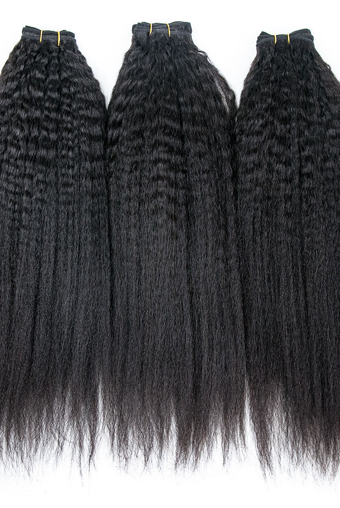 Kinky Straight Weft  Bundles