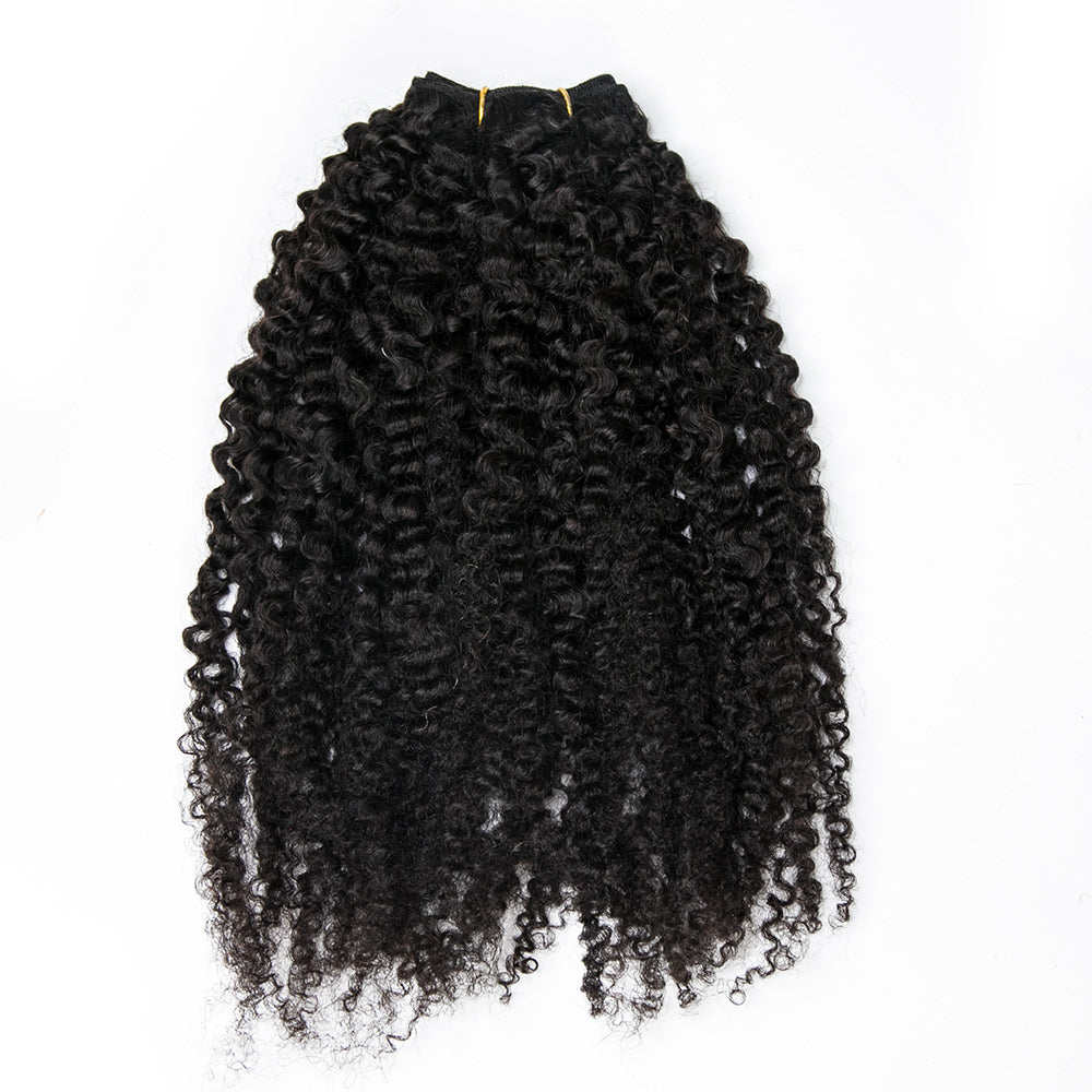 Multi Textured Kinky Curly Weft