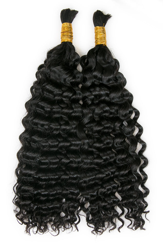Water Wave Bulk Hair Extensions for Braiding