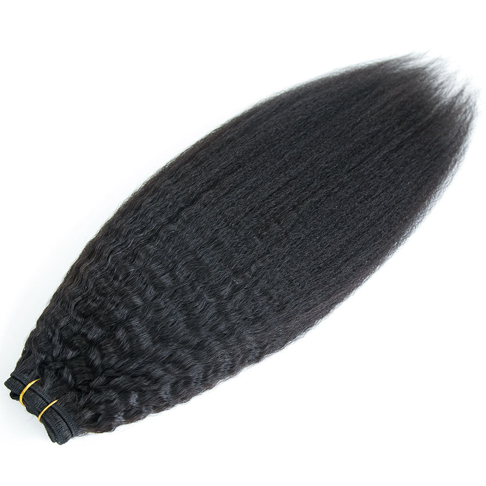 Wholesale Kinky Straight Weft Bundles Human Hair