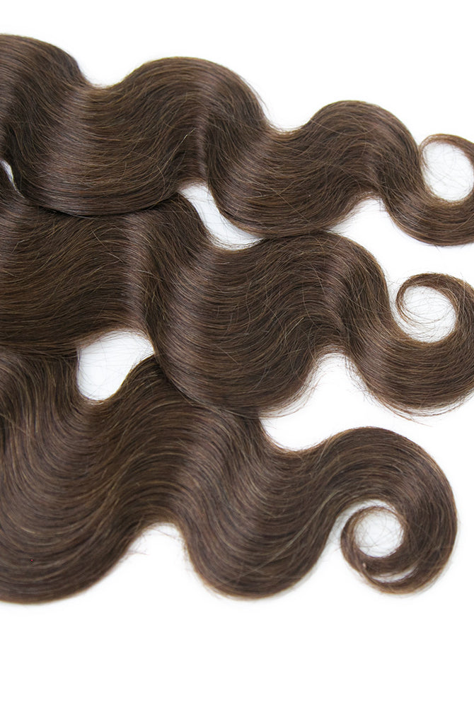 brown body wave braiding hair