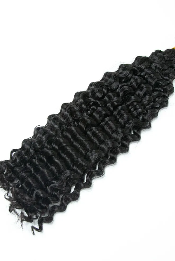 double drawn curly hair