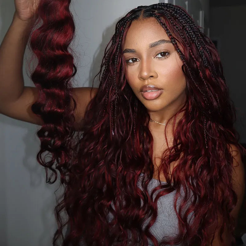 Colorful Bulk Hair