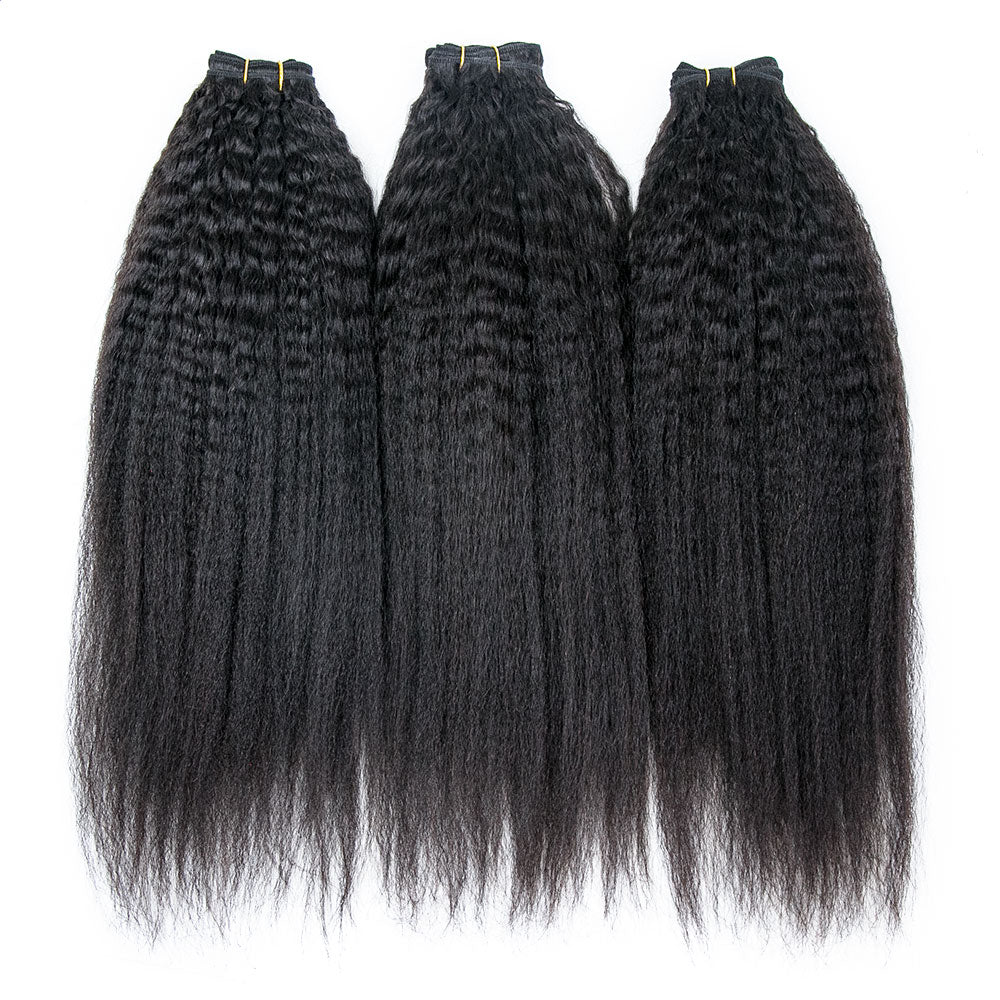 Kinky Straight Weft  Bundles 