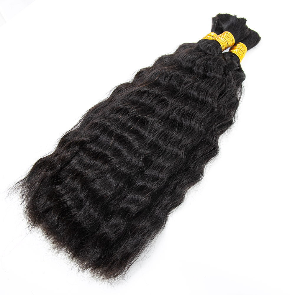 Wet & Wavy Bulk Hair Extensions for Braiding