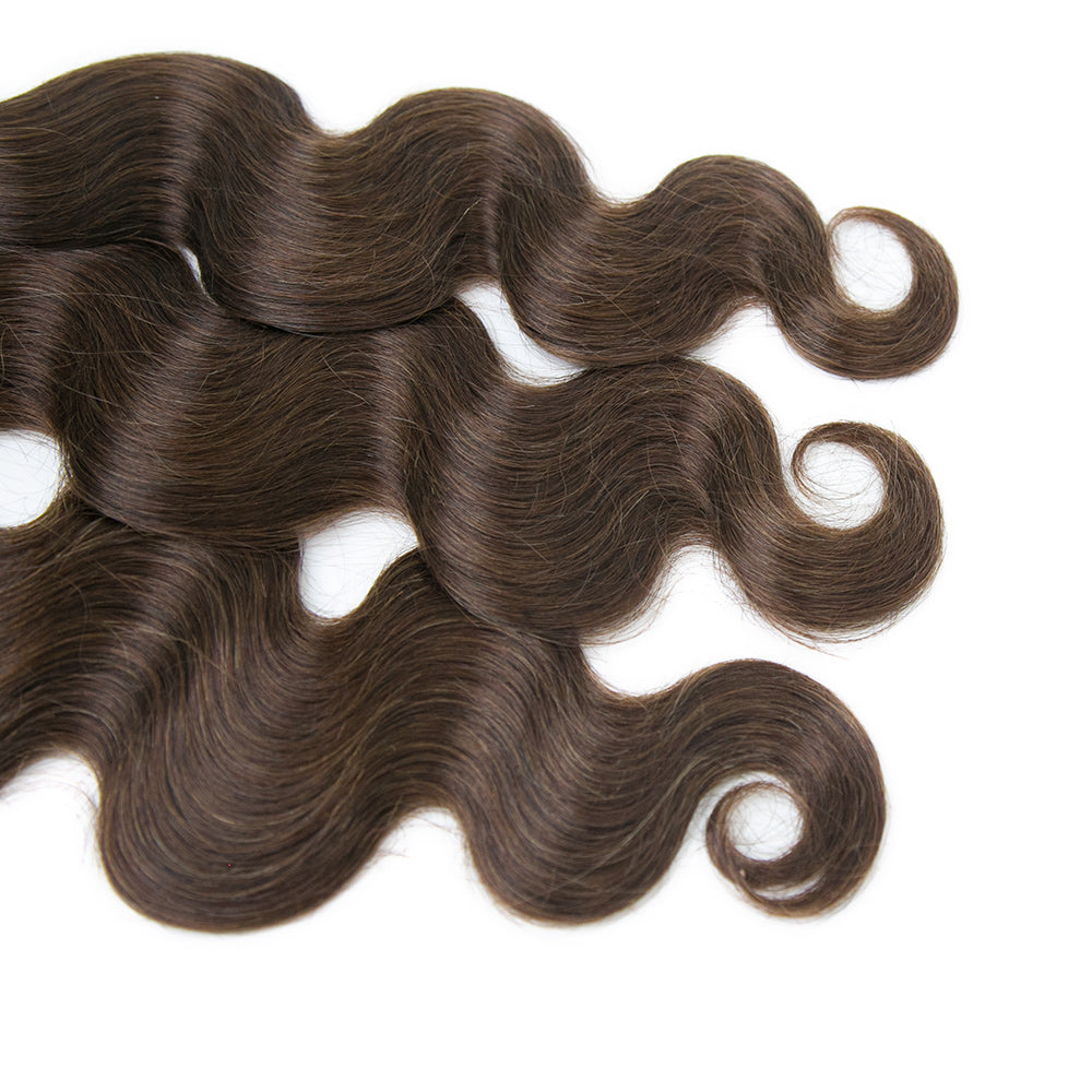brown body wave braiding hair