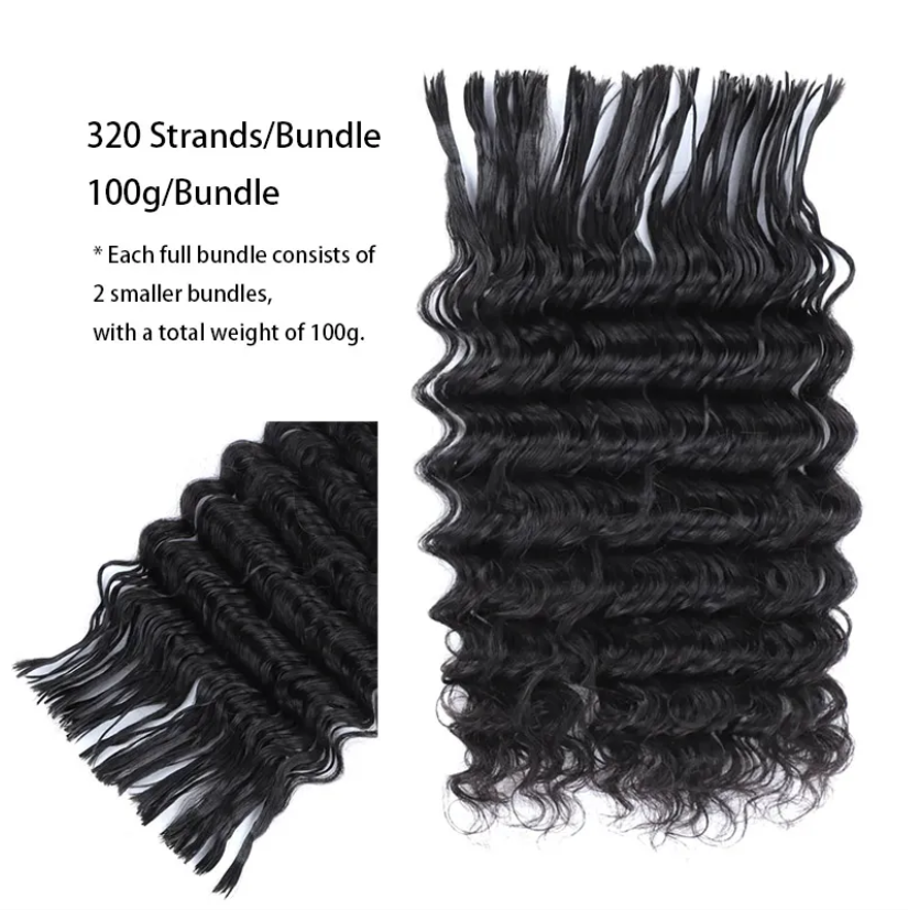 deep wave bulk human hair